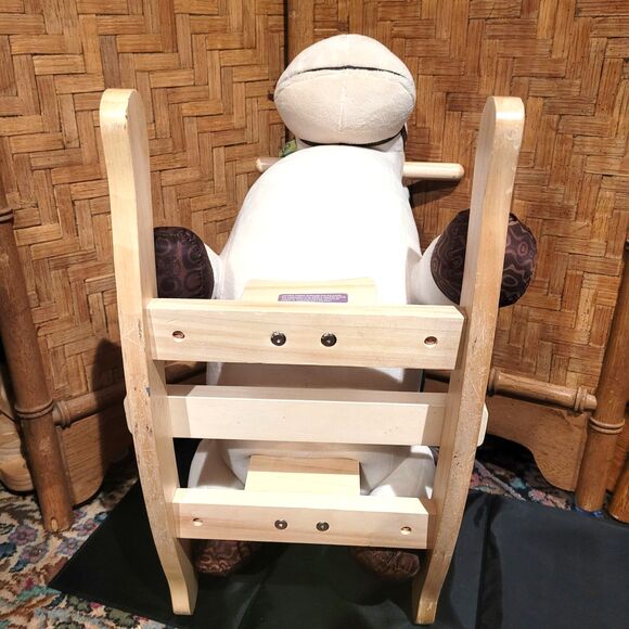 B Toys~Clippity Clap Rocking Plush Rodeo Rocker Rocking Horse - Banjo Rocker EUC - Picture 7 of 9